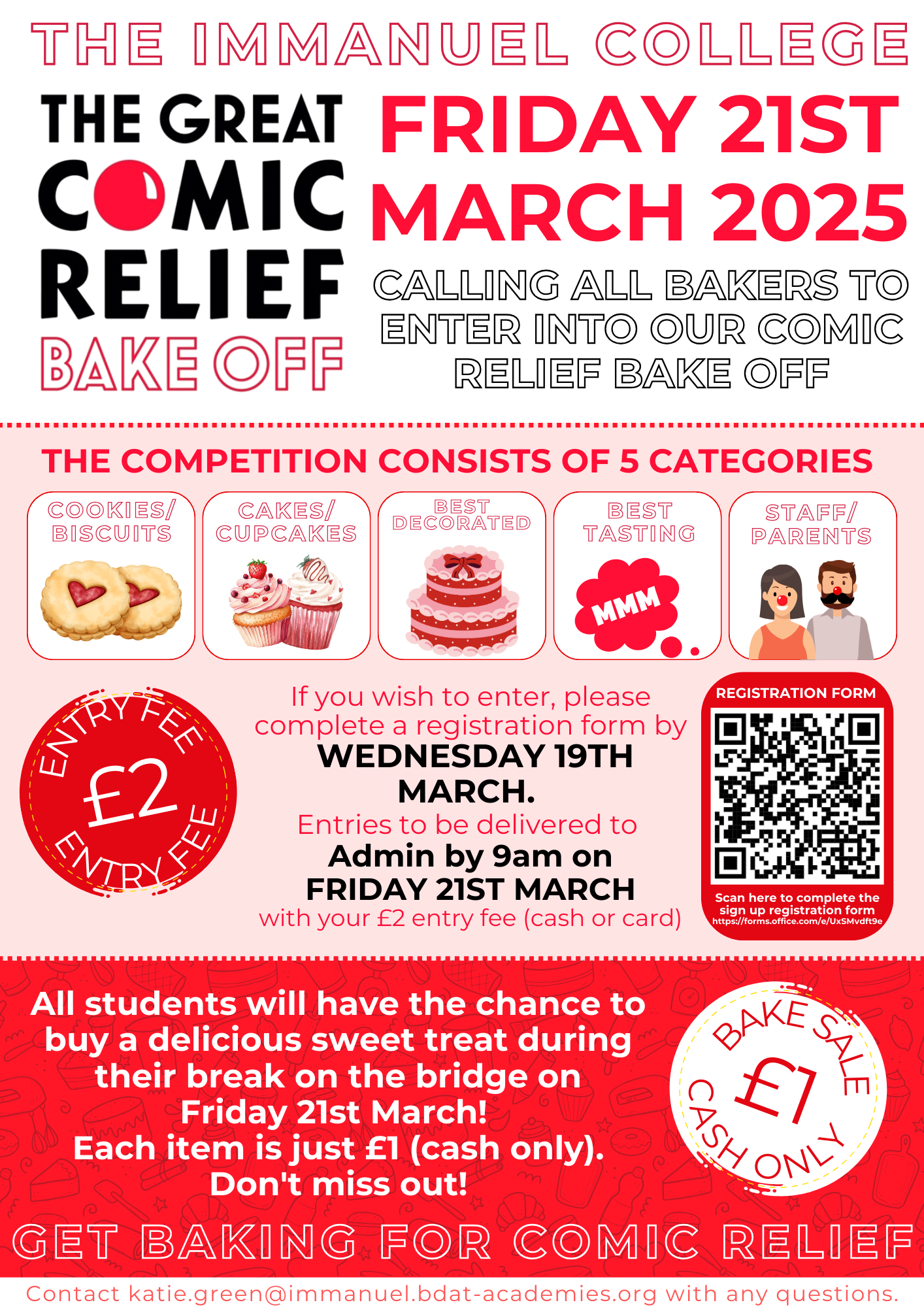 Comic Relief bake off
