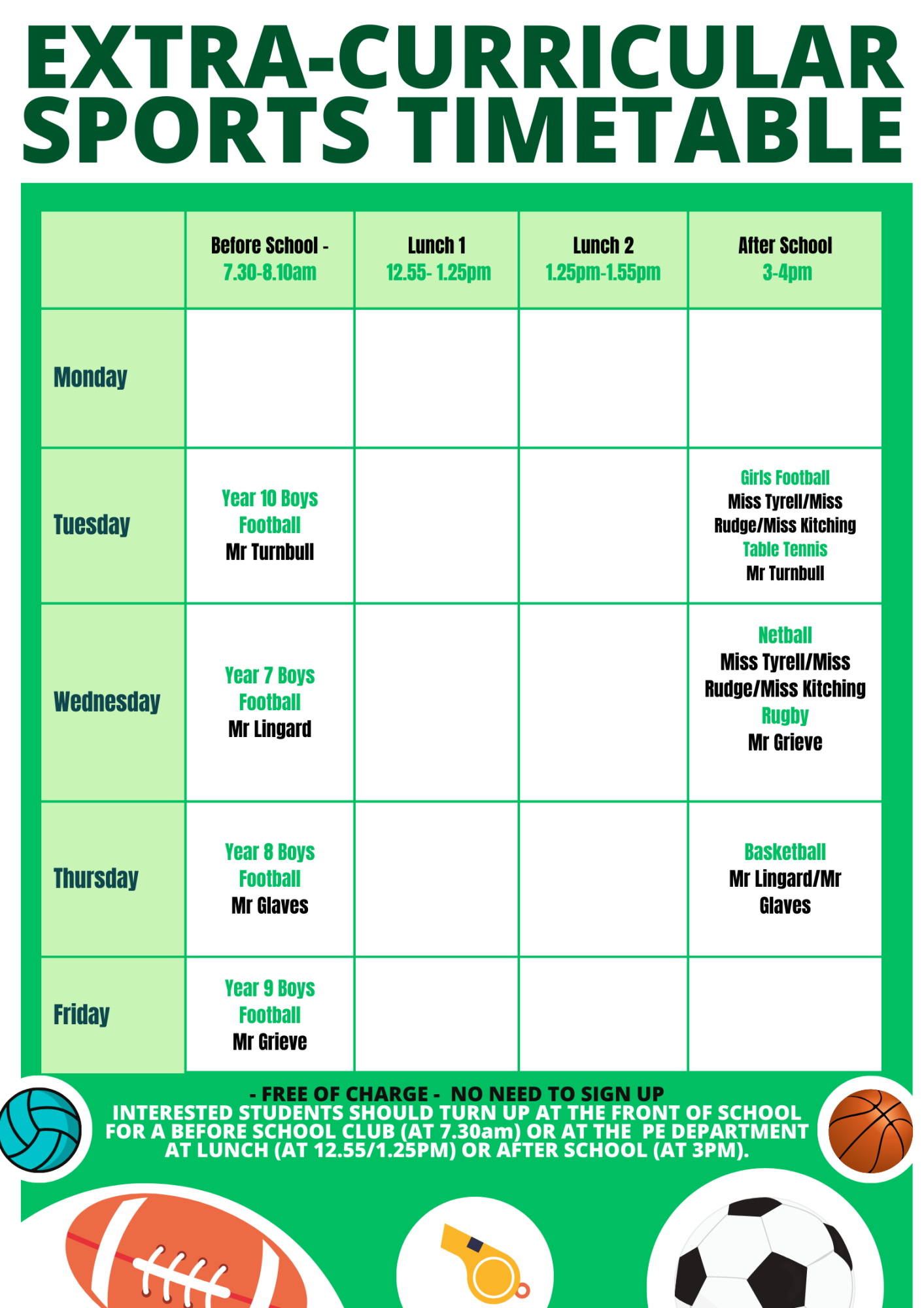 Copy of Extra Curricular Sports Timetable (1)