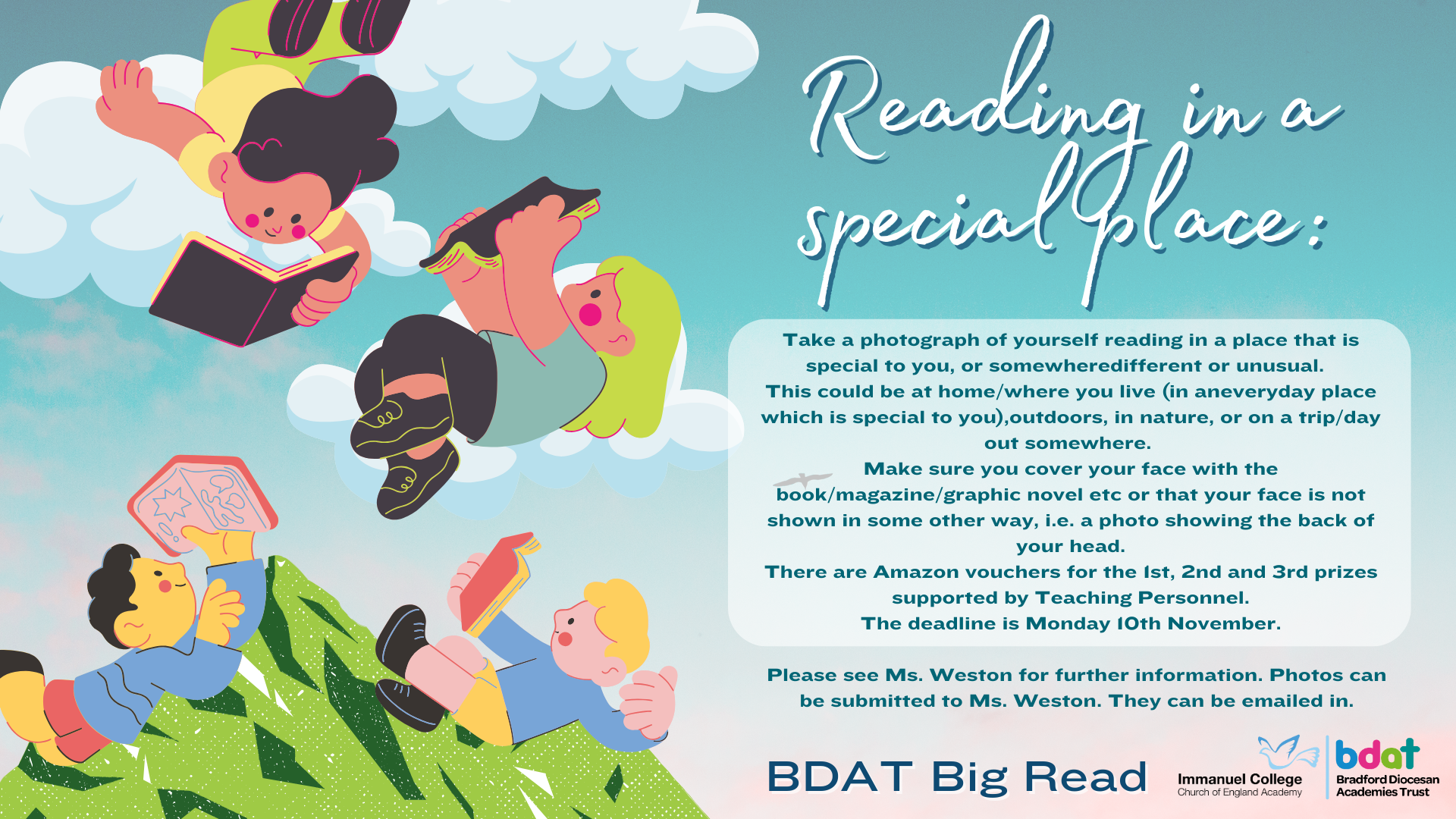 bdat big read reading in a special place
