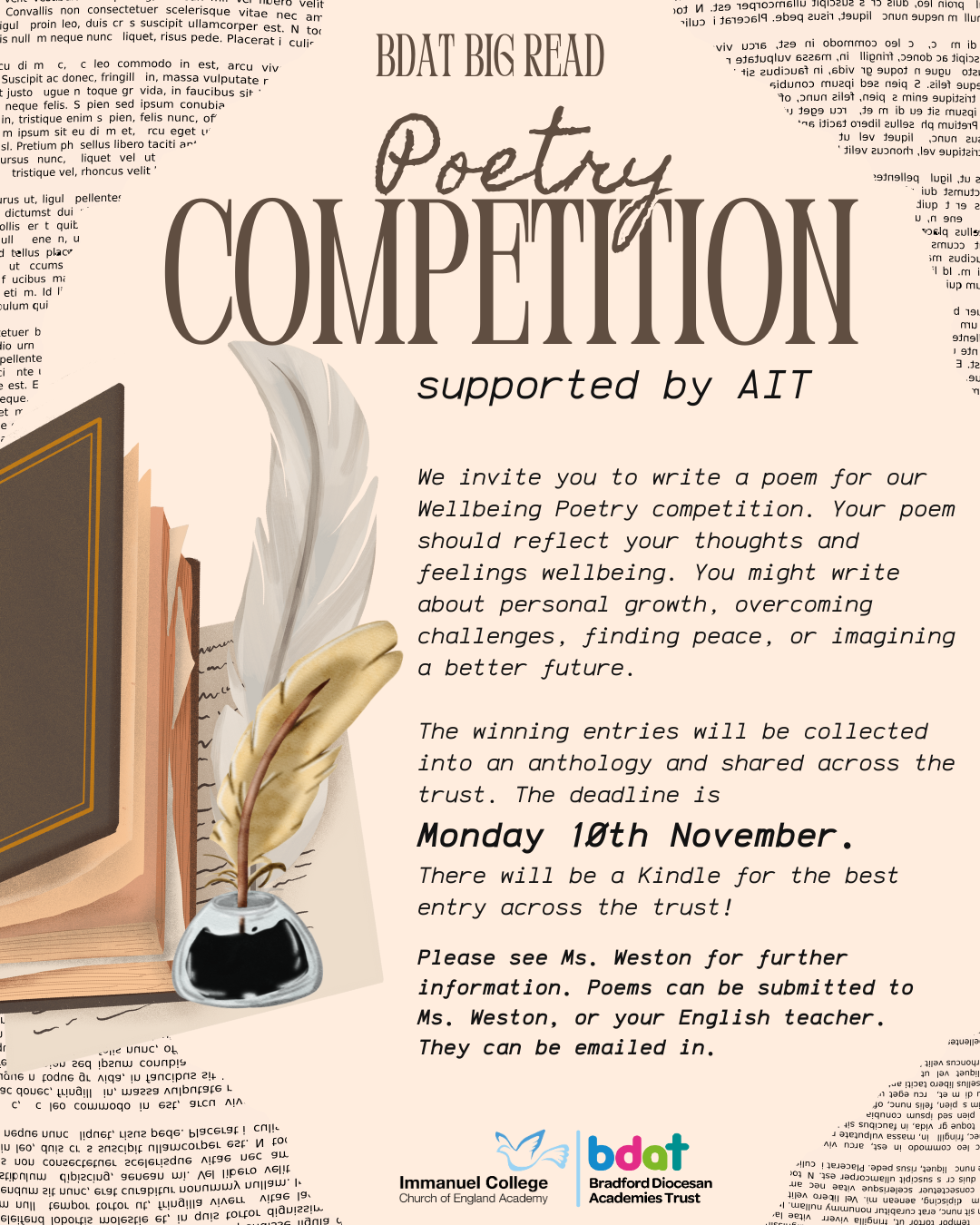 BDAT Big read Poetry competition