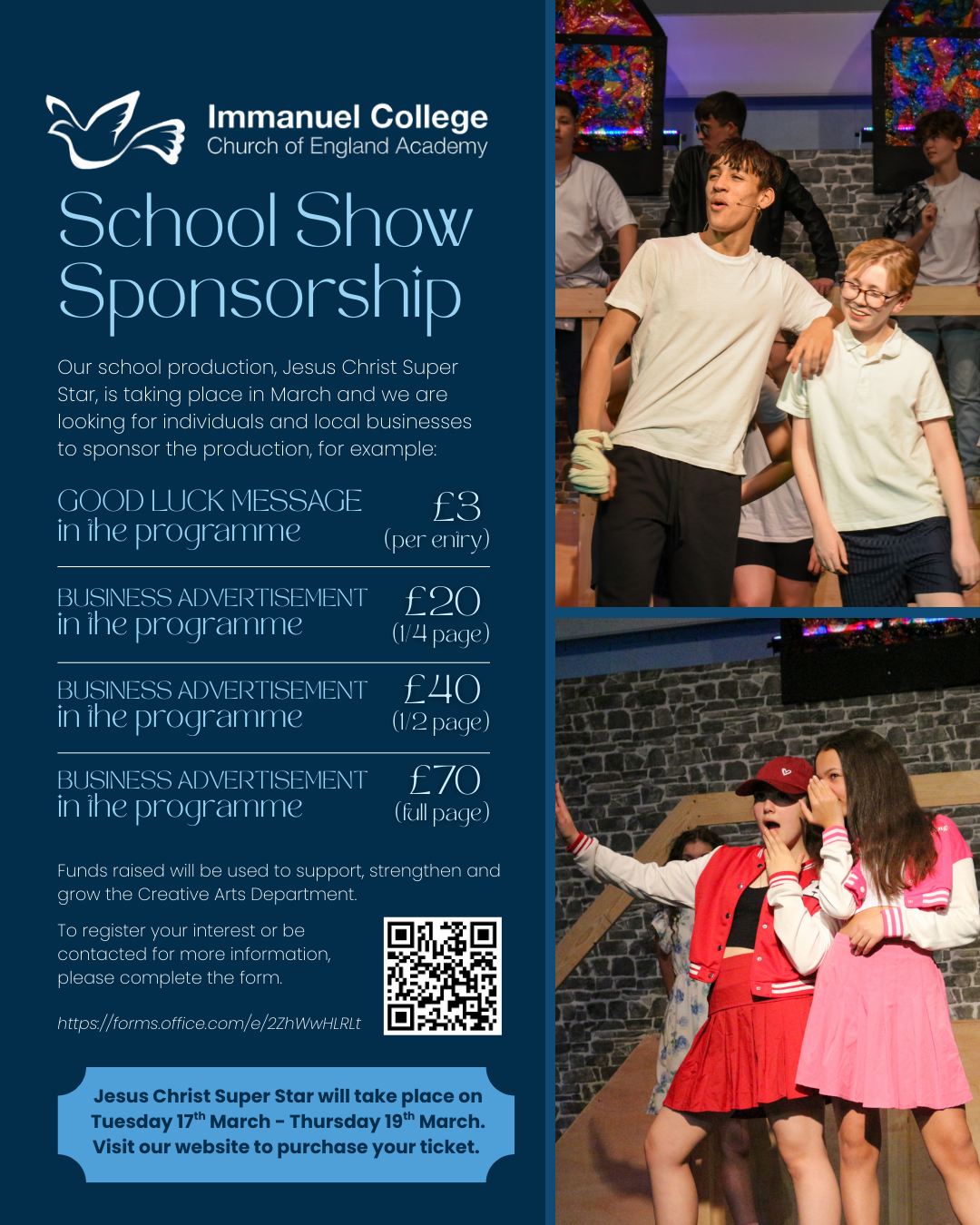 School Show Sponsorship